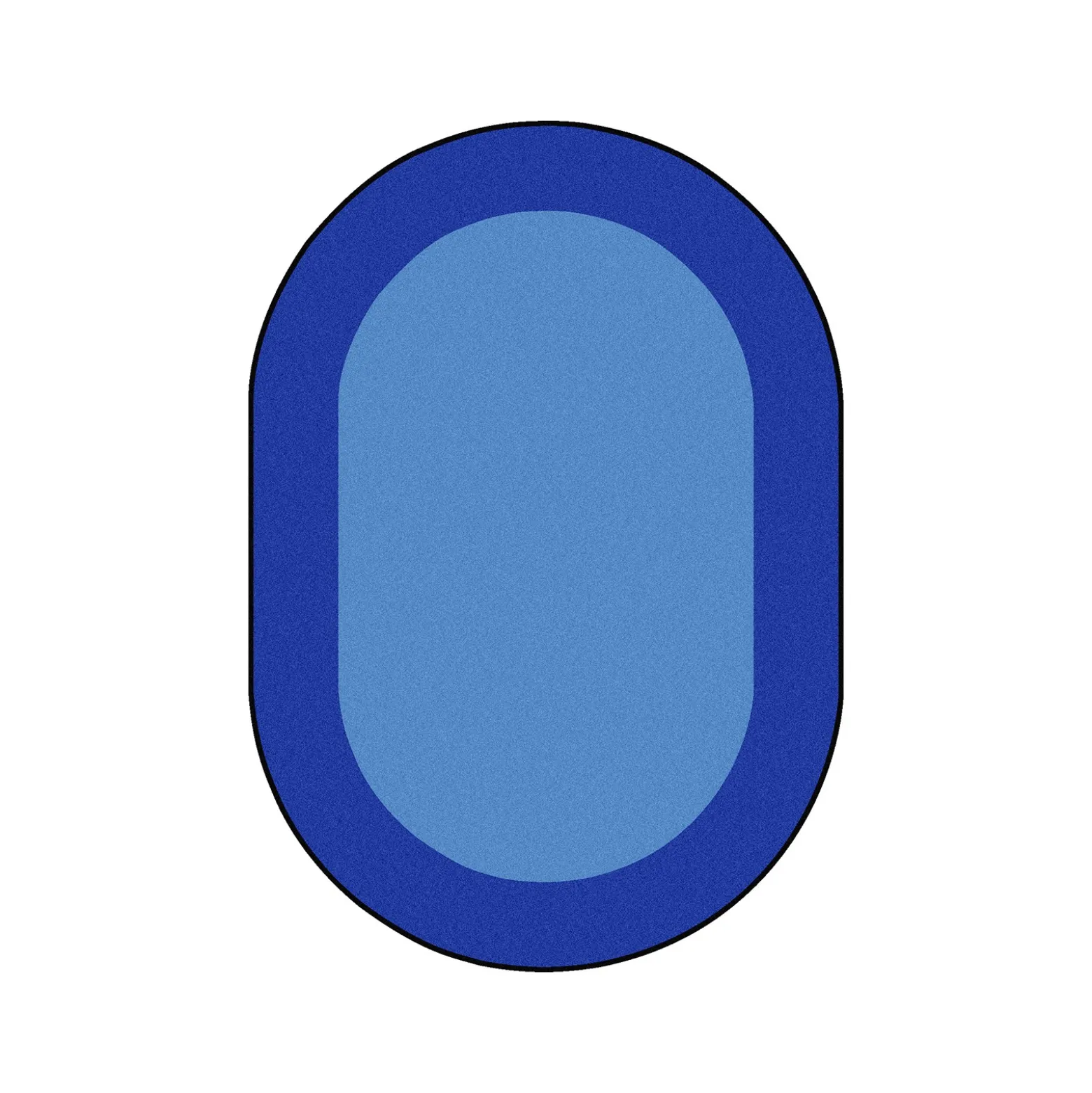 All Around 7'8" x 10'9" Oval Area Rug
