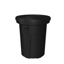 All environment Heavy Duty Waste Receptacle with floor glides-40 Gallon
