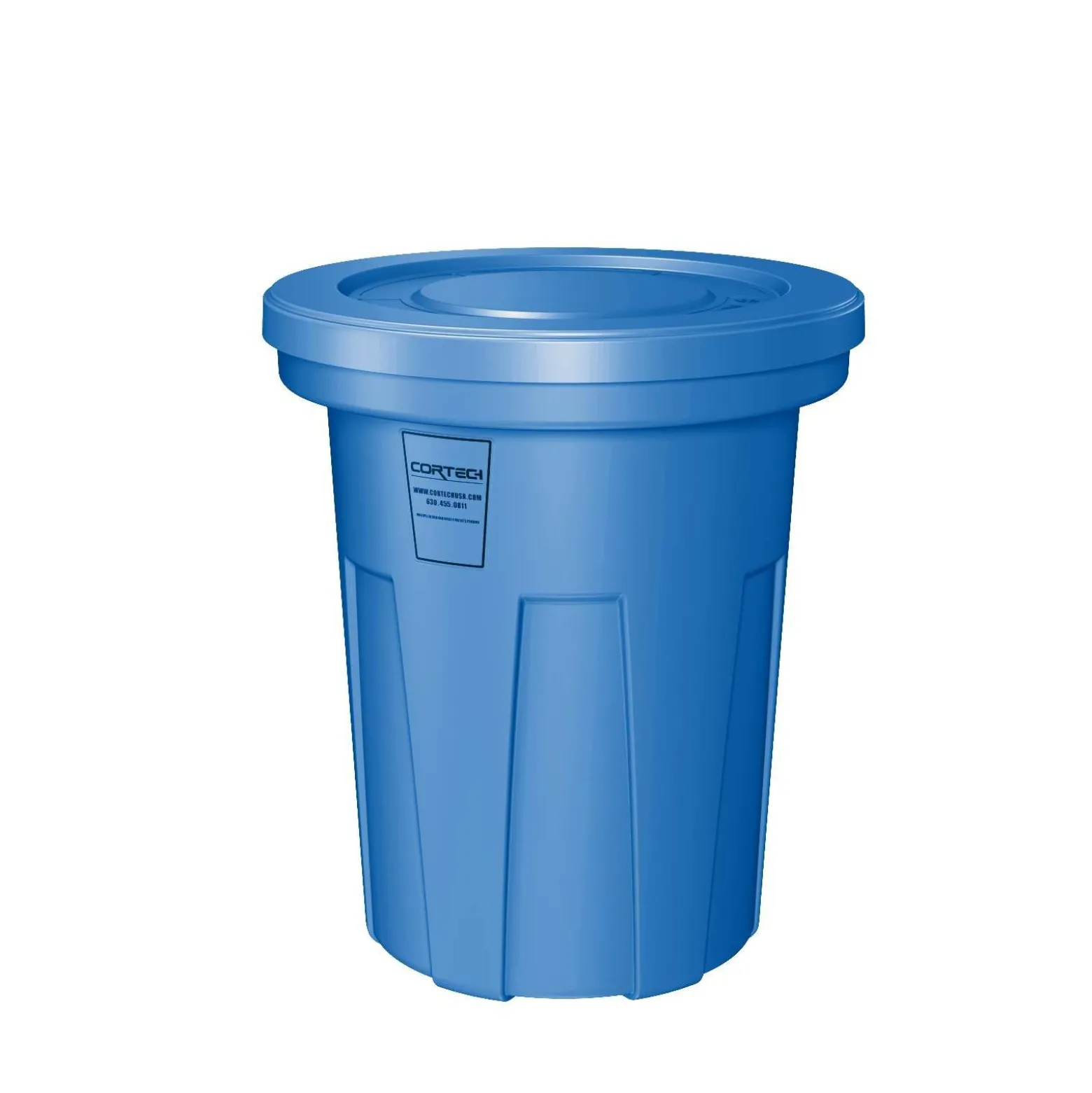 All environment Heavy Duty Waste Receptacle with floor glides-40 Gallon