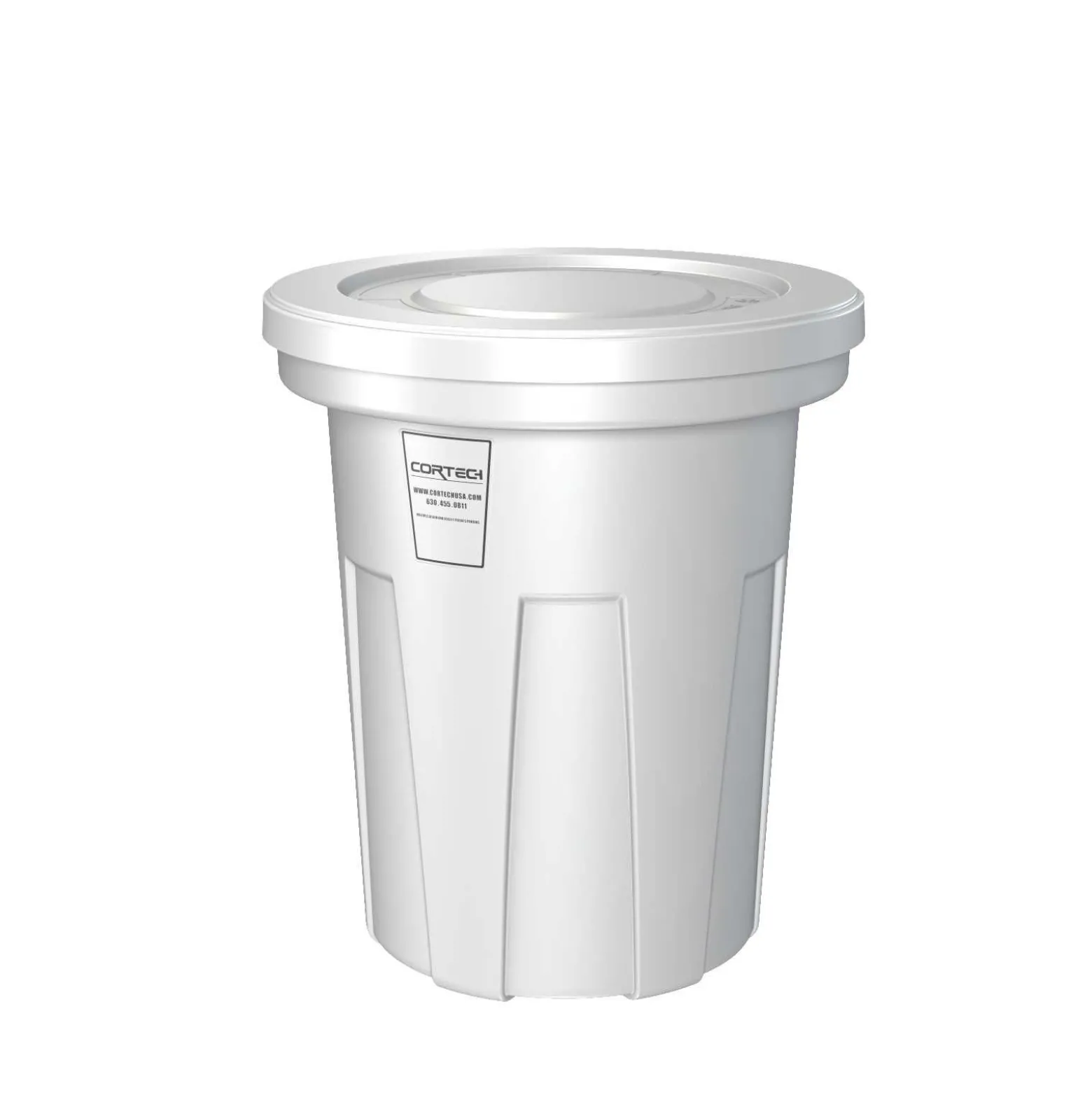 All environment Heavy Duty Waste Receptacle with floor glides-40 Gallon
