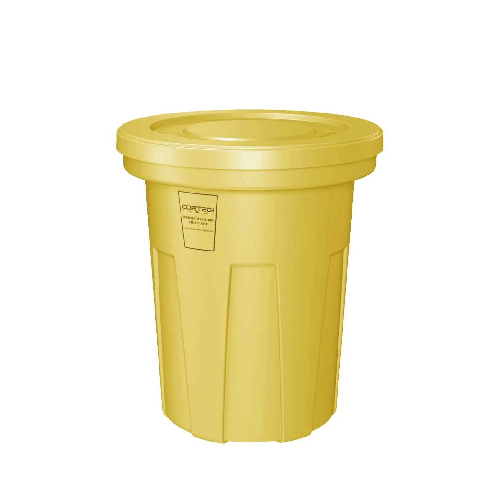 All environment Heavy Duty Waste Receptacle with floor glides-40 Gallon