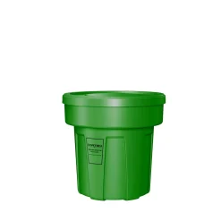 All environment Heavy Duty Waste Receptacle with floor glides-25 Gallon