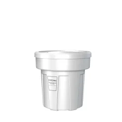 All environment Heavy Duty Waste Receptacle with floor glides-25 Gallon