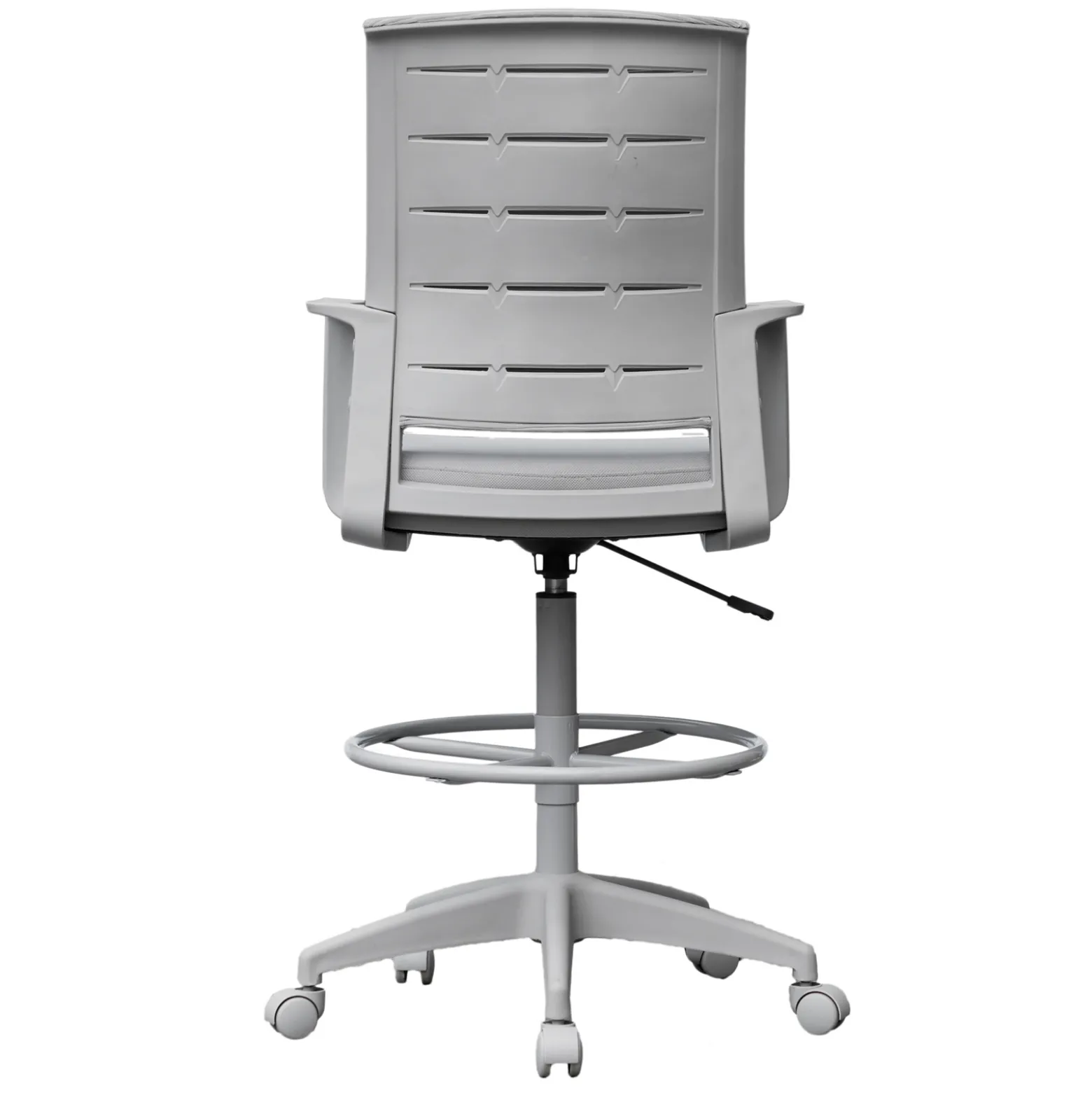 All Grey Task Stool