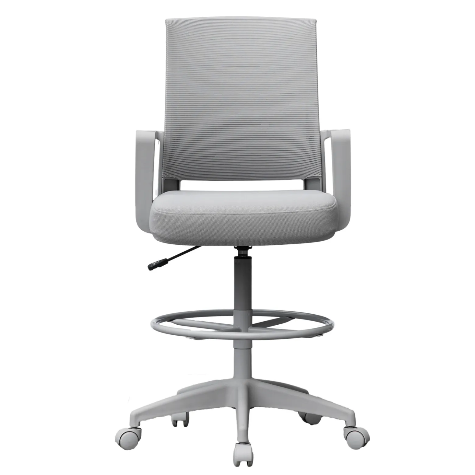 All Grey Task Stool