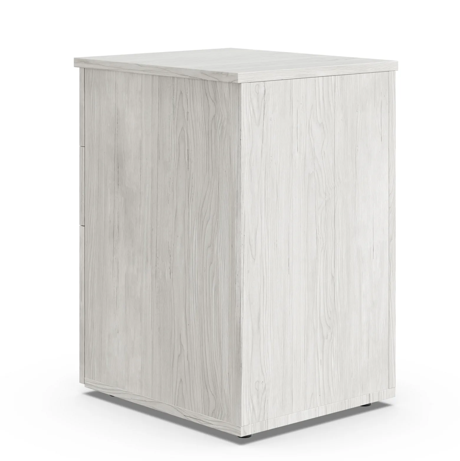 Allure 3 Drawer File Pedestal with Power - 16"W x 18"D