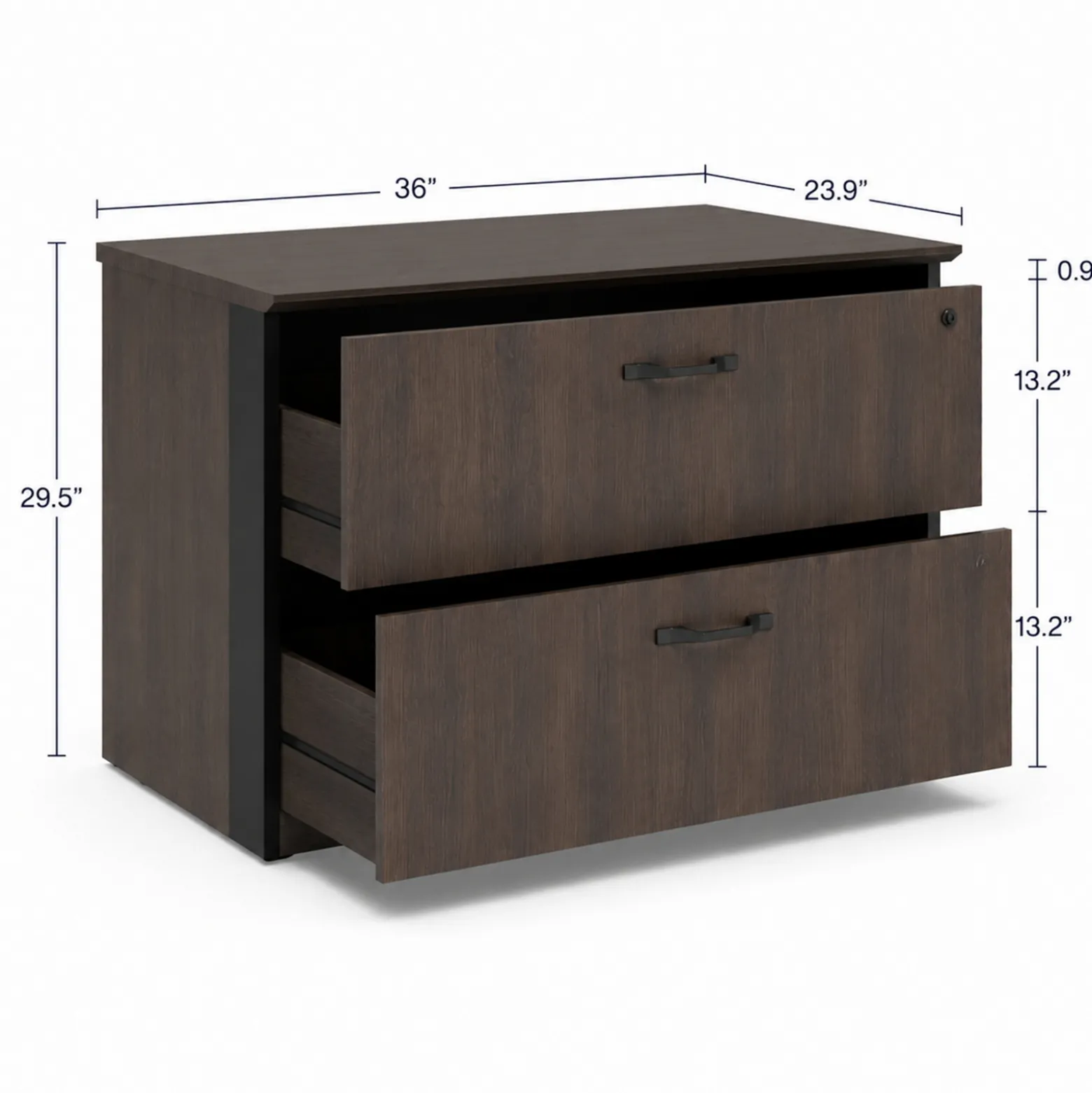 Allure 2 Drawer Lateral File - 36"W x 24"D
