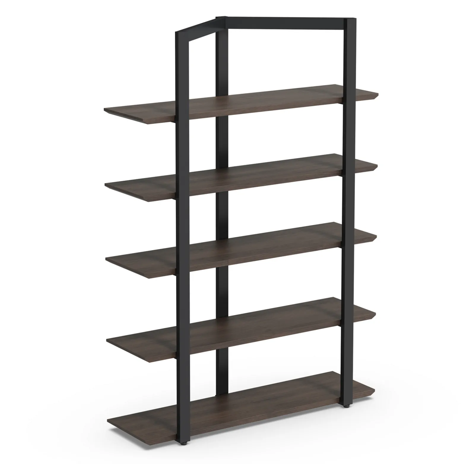 Allure 5 Shelf Bookcase - 48"W x 15"D x 68"H
