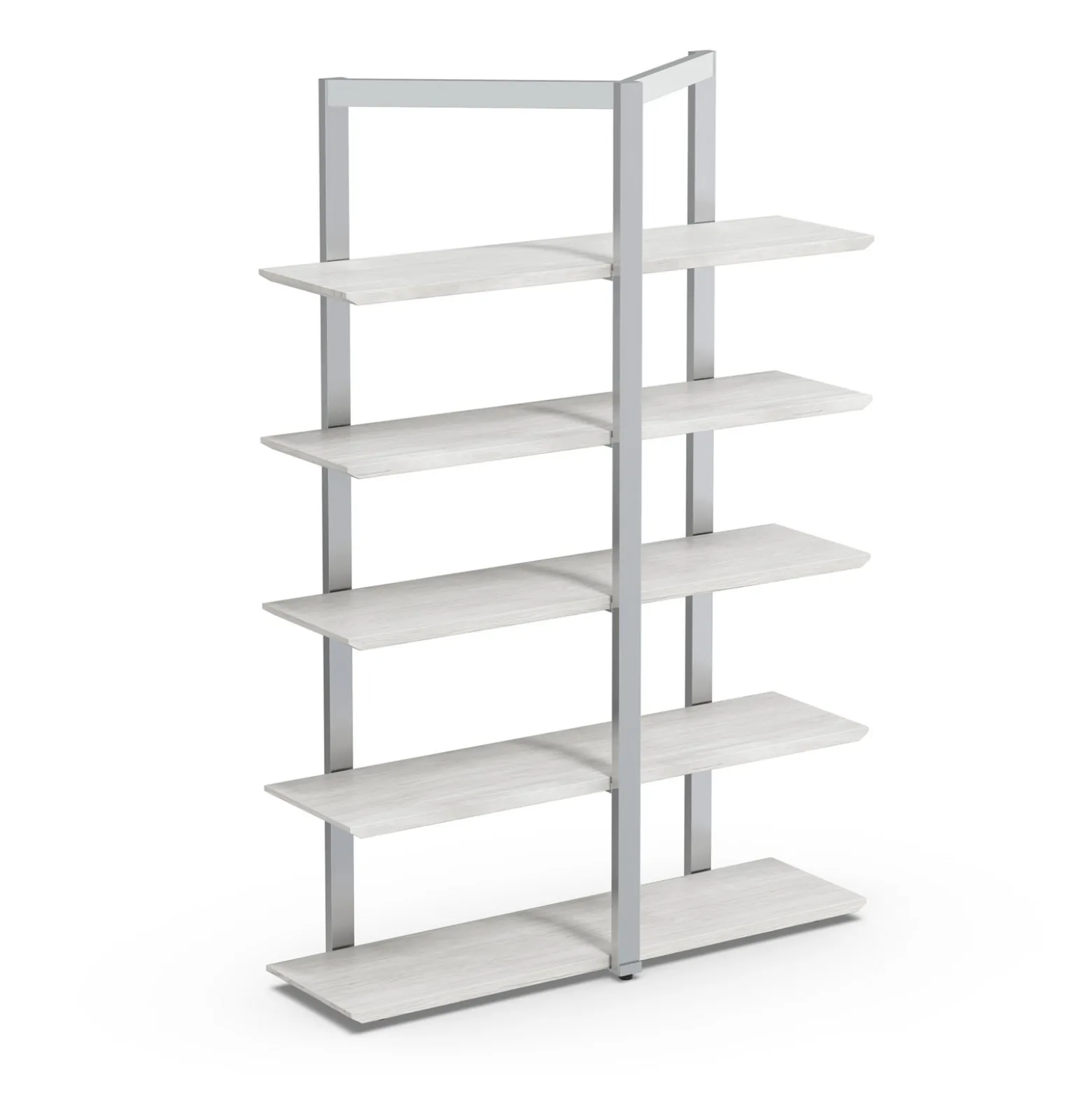 Allure 5 Shelf Bookcase - 48"W x 15"D x 68"H