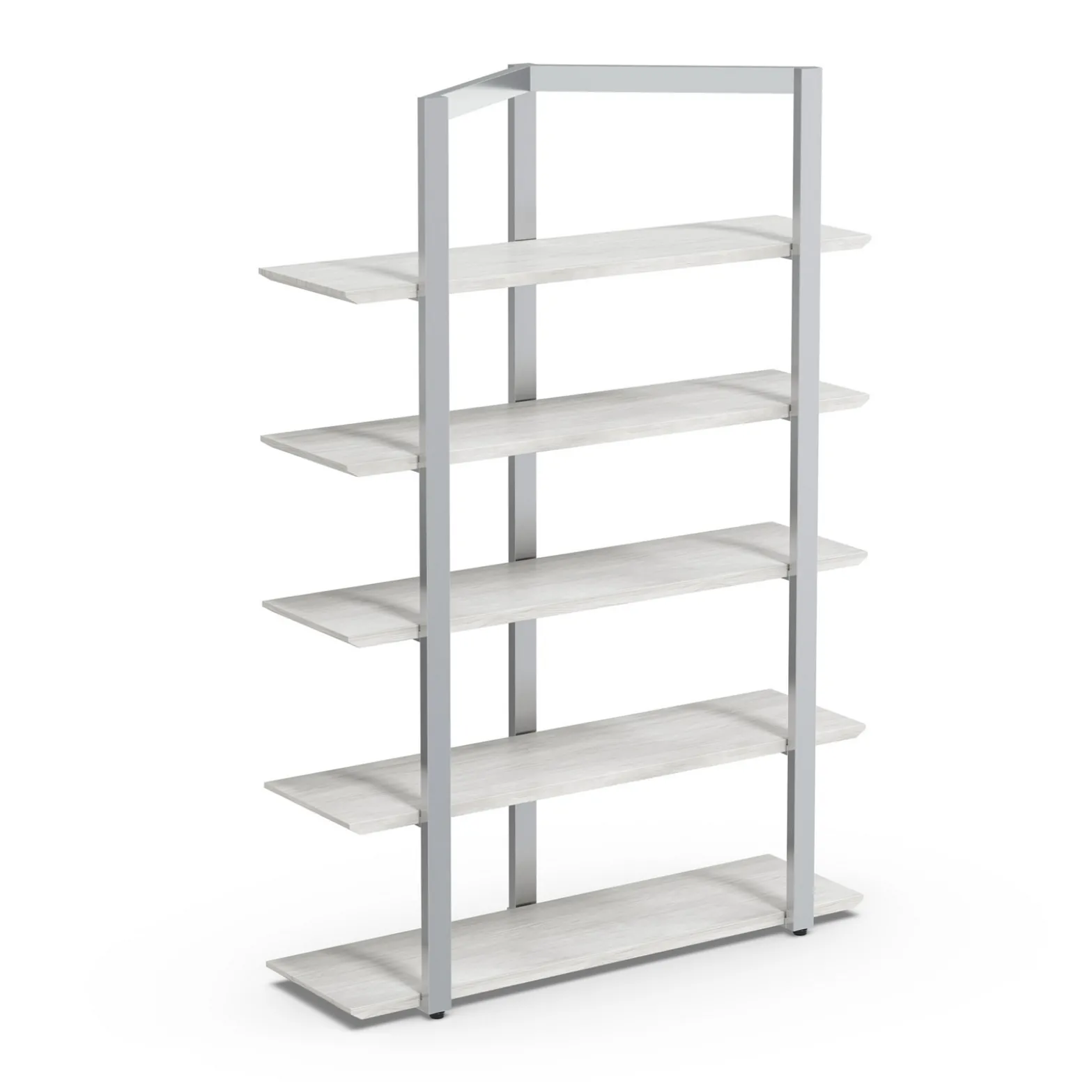 Allure 5 Shelf Bookcase - 48"W x 15"D x 68"H