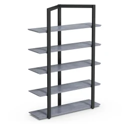 Allure 5 Shelf Bookcase - 48