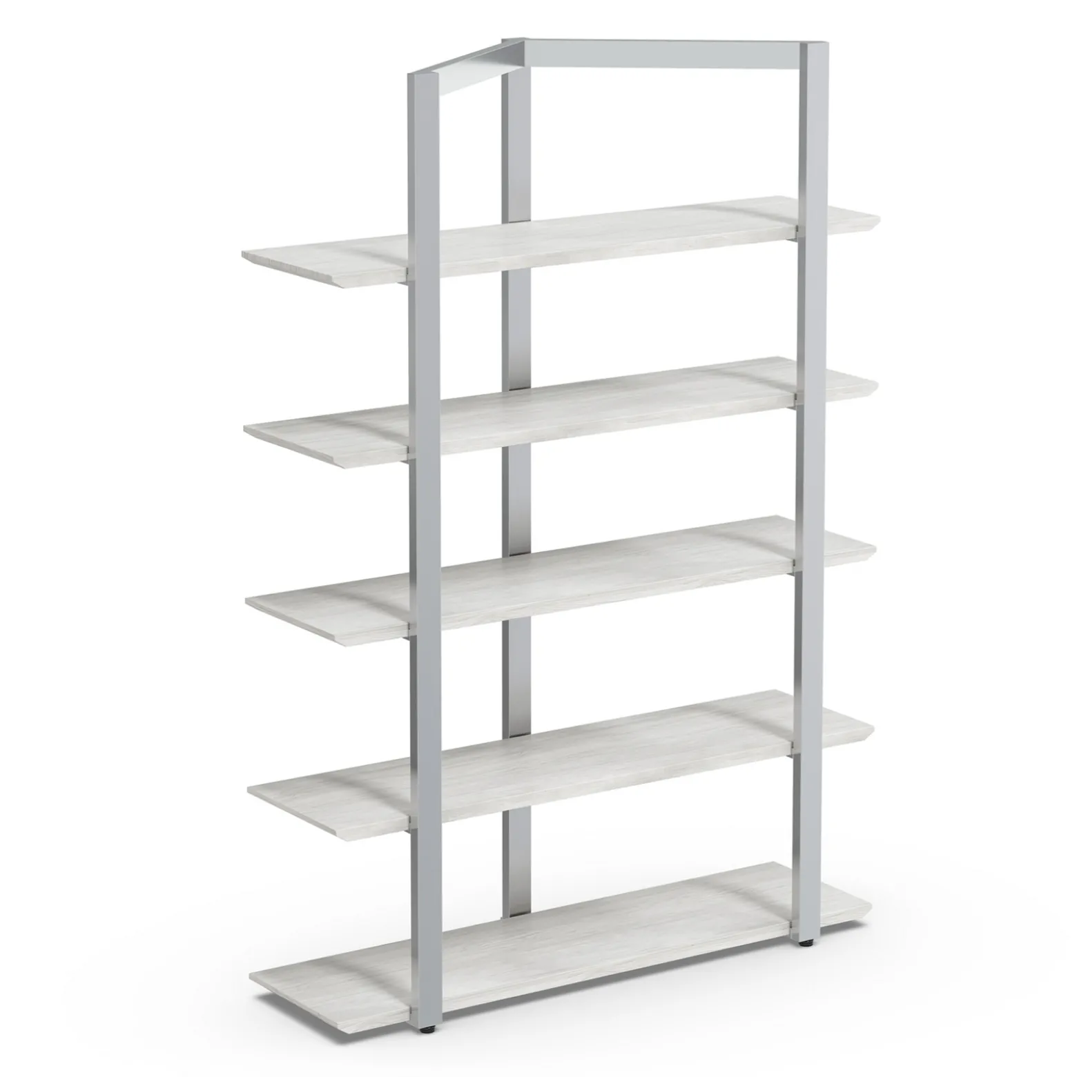 Allure 5 Shelf Bookcase - 48"W x 15"D x 68"H