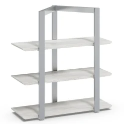 Allure 3 Shelf Bookcase - 36"W x 15"D x 39"H