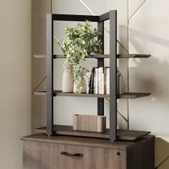 Allure 3 Shelf Bookcase - 36"W x 15"D x 39"H