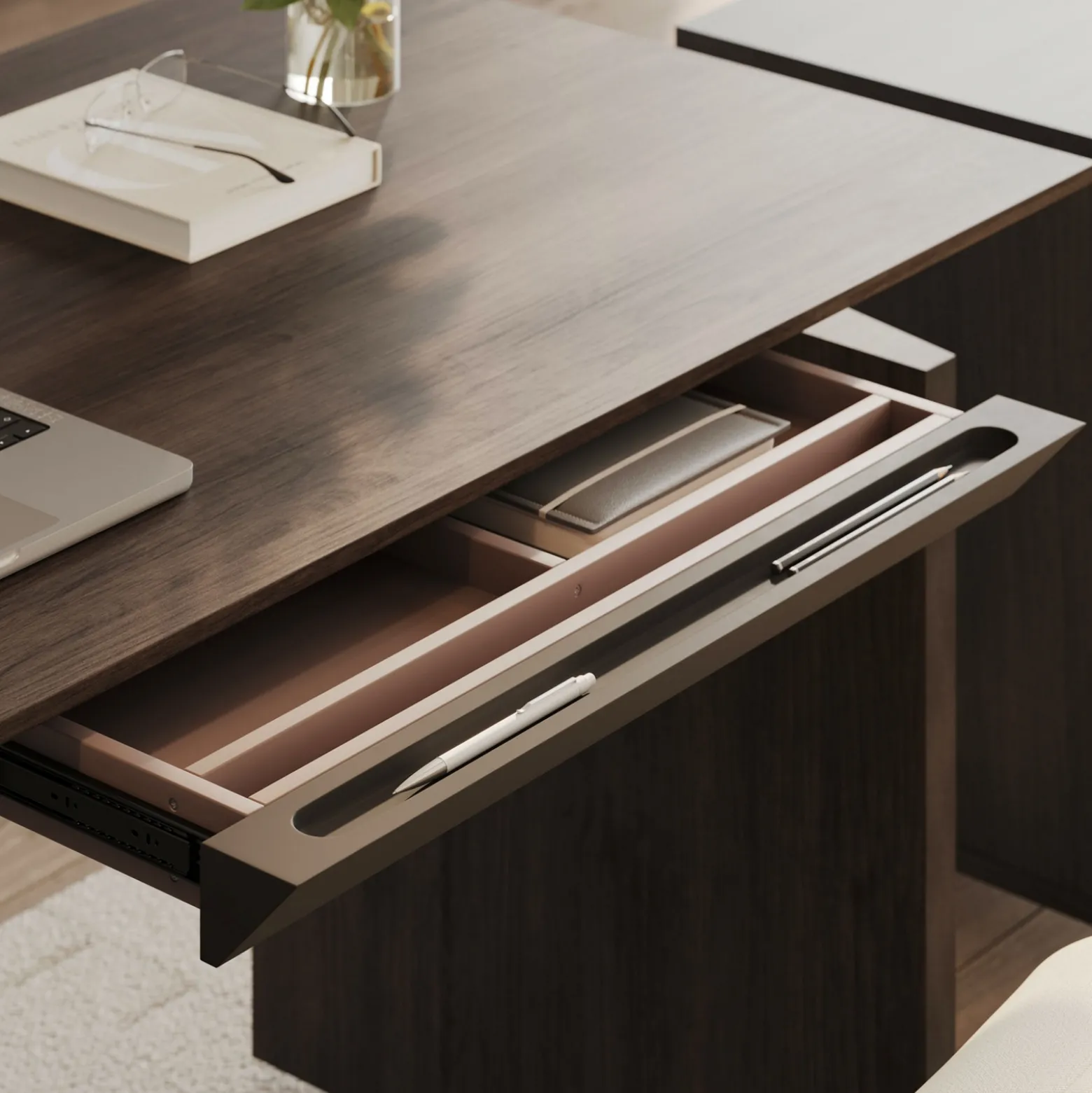 Allure Center Storage Drawer for Adjustable Height Desk