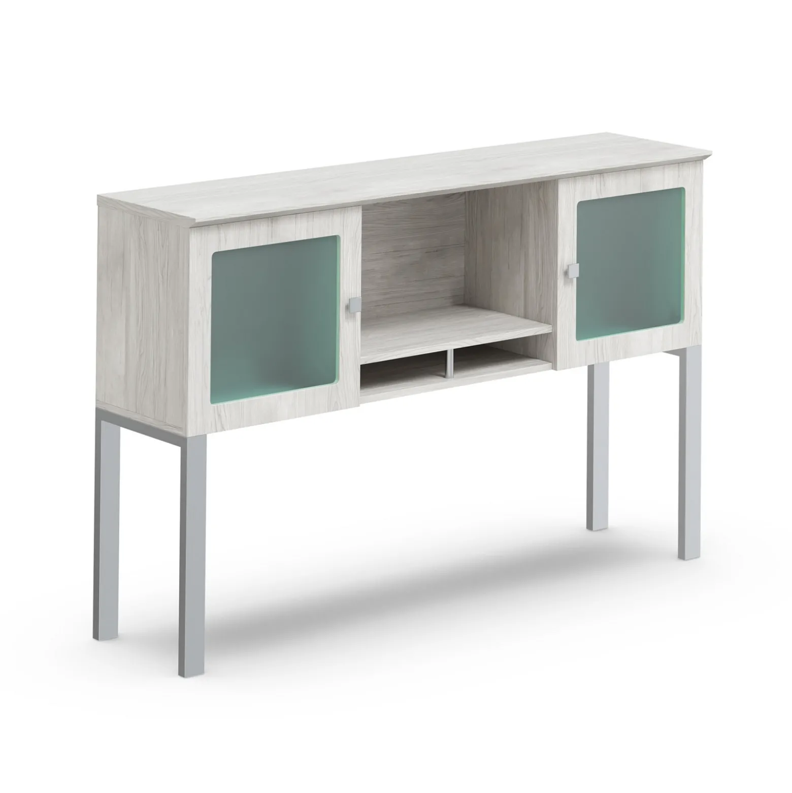 Allure Credenza Storage Hutch - 60"W