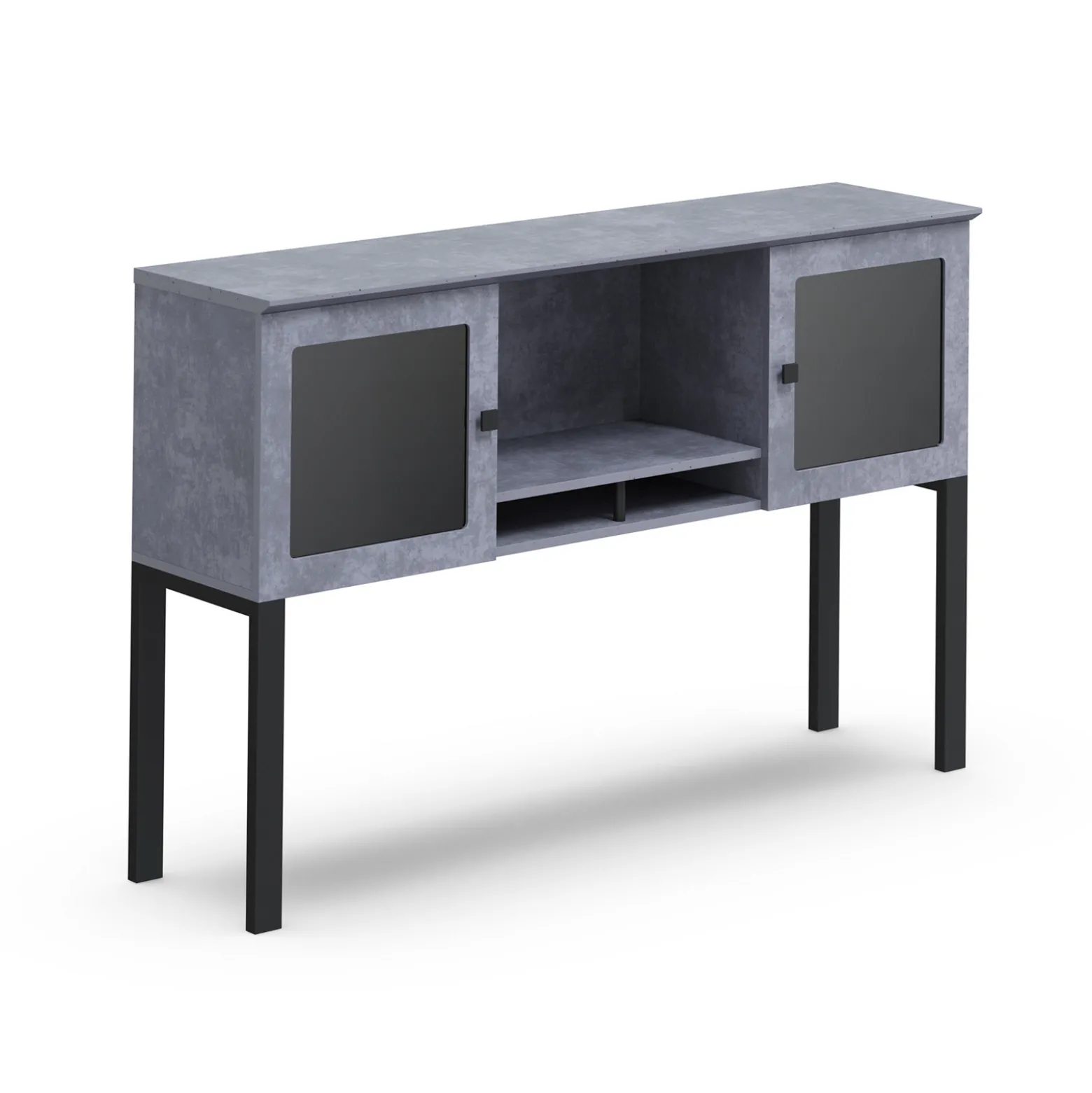 Allure Credenza Storage Hutch - 60"W