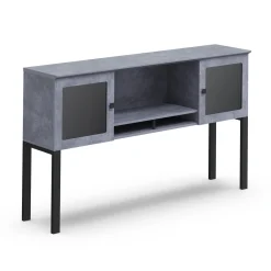 Allure Credenza-Supported Storage Hutch - 66