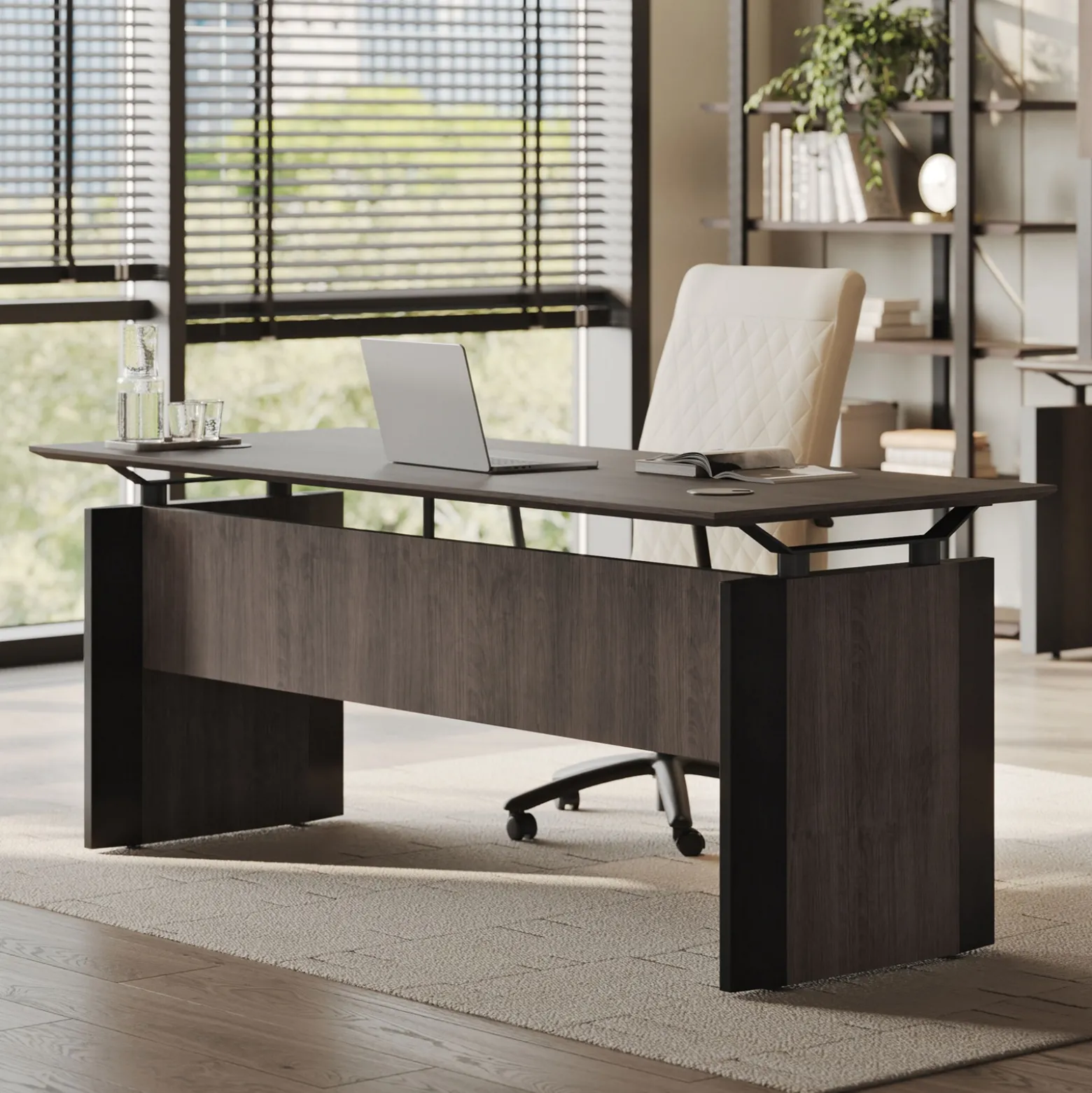 Allure Executive Desk - 72"W x 30"D