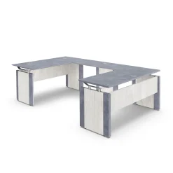 Allure Executive U-Desk - 60"W x 102"D