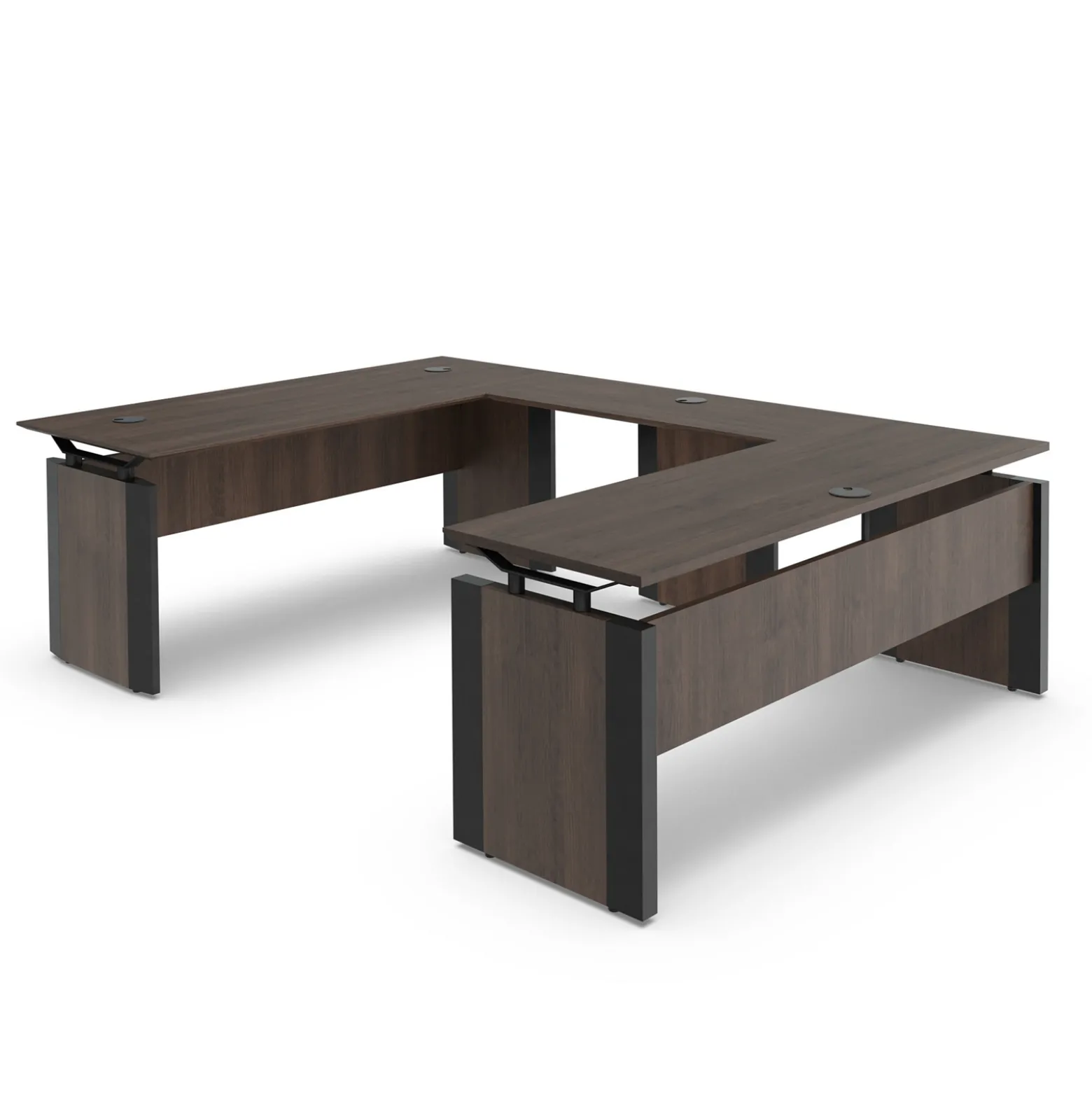 Allure Executive U-Desk - 72"W x 102"D