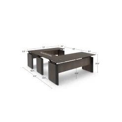 Allure Executive U-Desk - 72