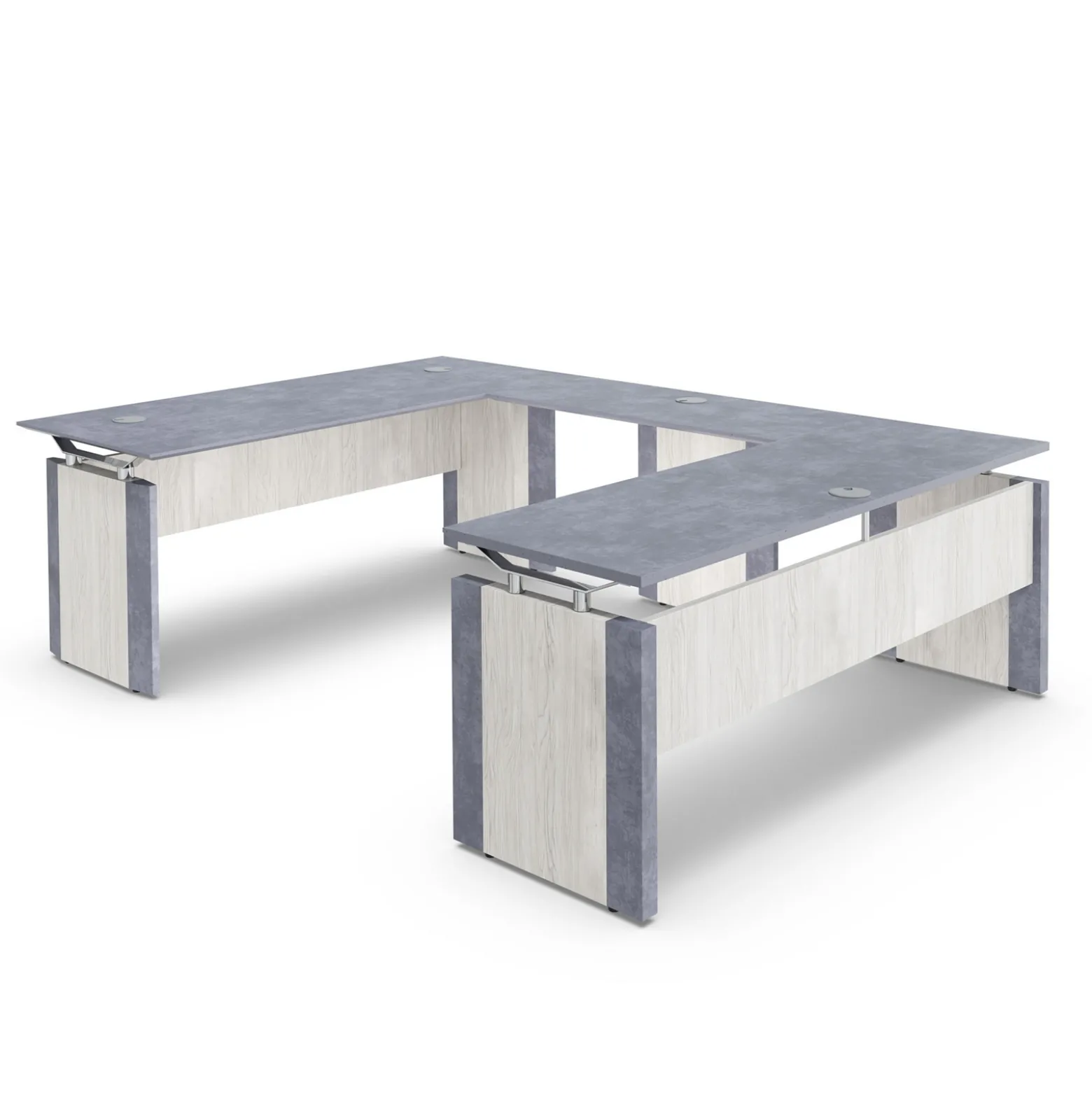 Allure Executive U-Desk - 72"W x 102"D