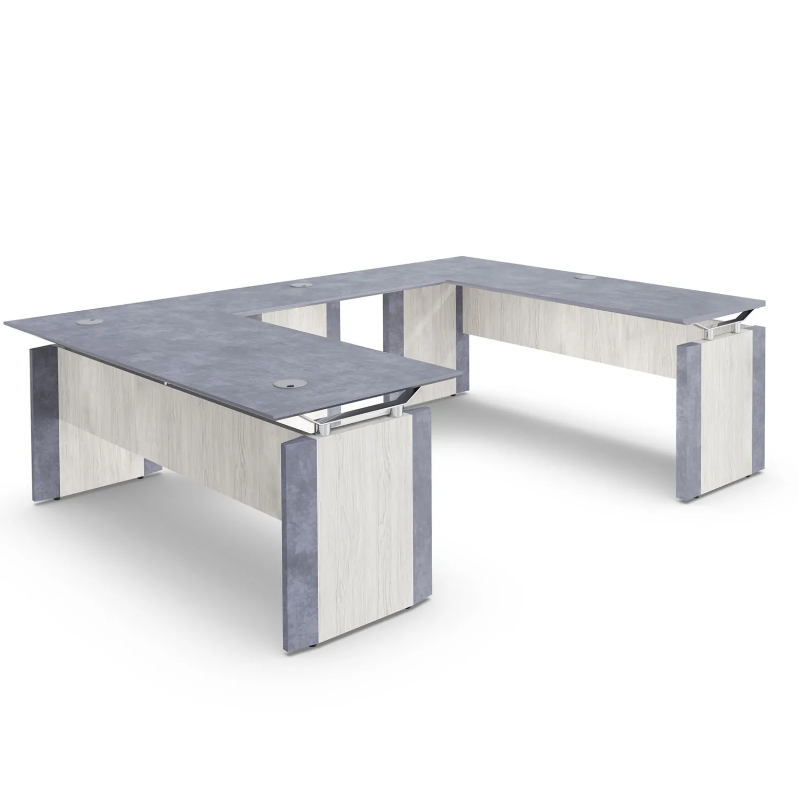Allure Executive U-Desk - 72"W x 102"D