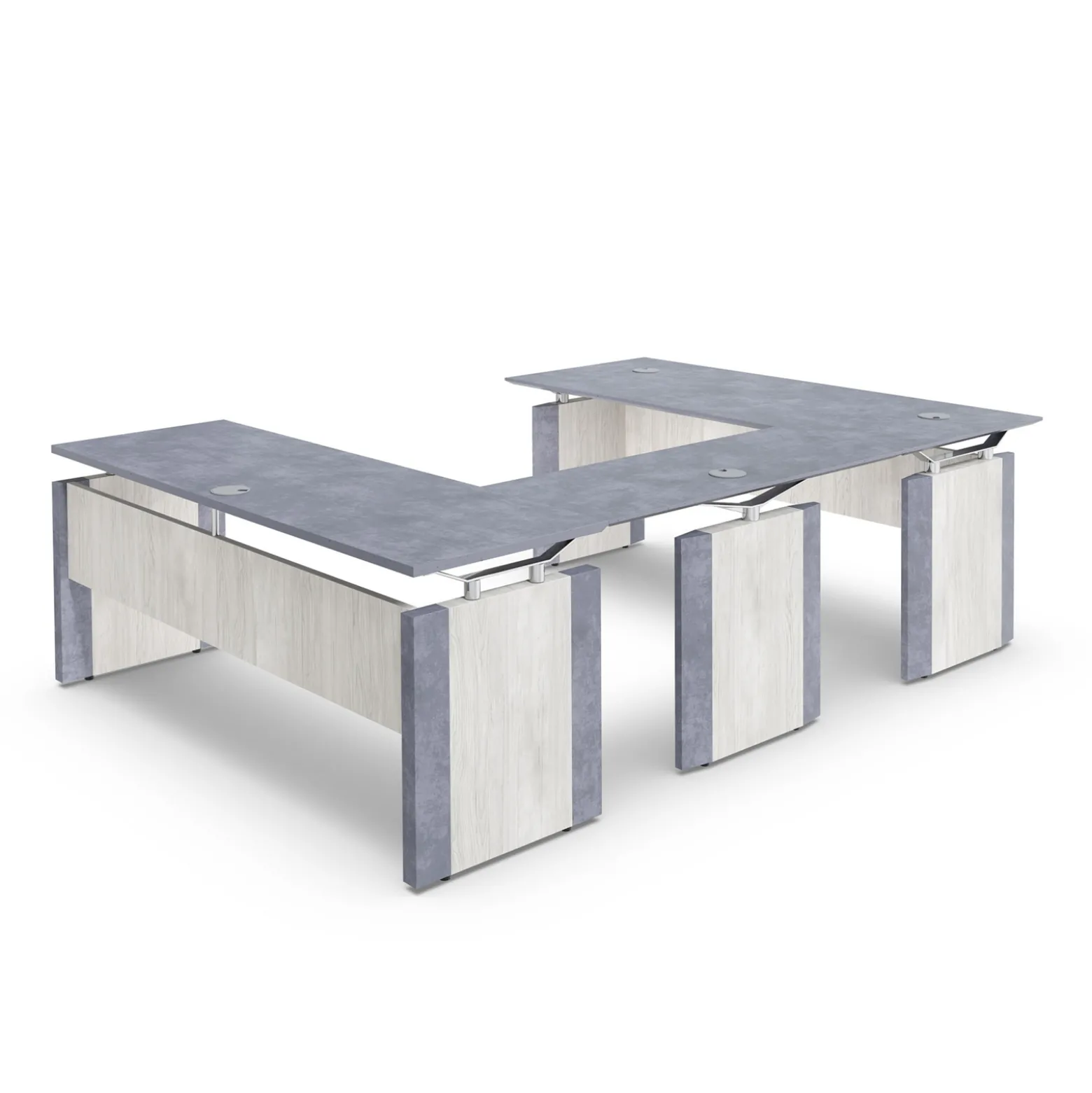 Allure Executive U-Desk - 72"W x 102"D