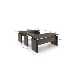 Allure Executive U-Desk - 66