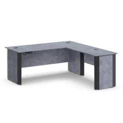 Allure Reversible Height Adjustable L-Shaped Standing Desk - 72
