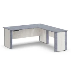 Allure Reversible Height Adjustable L-Shaped Standing Desk - 72