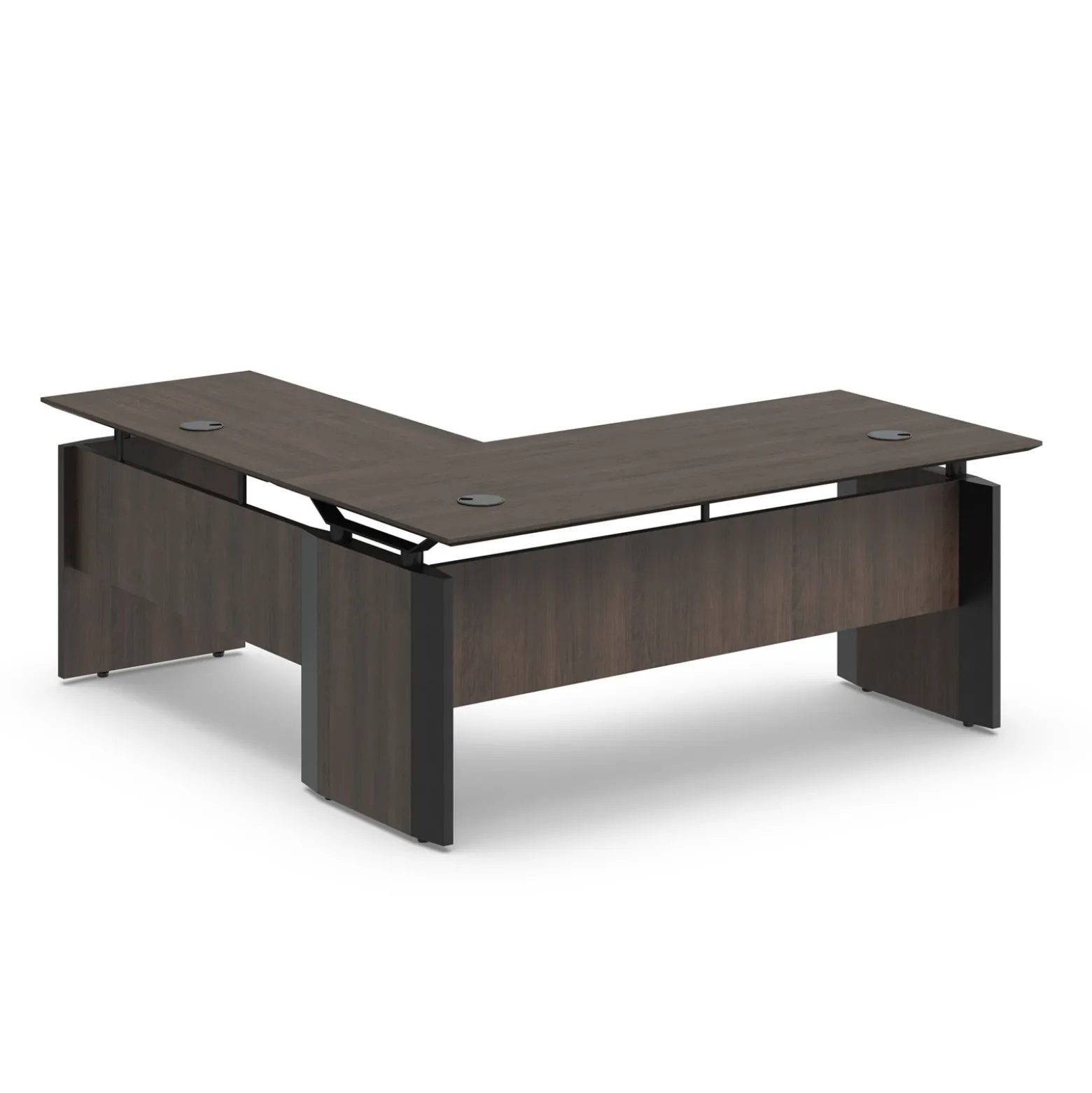 Allure Reversible L-Shaped Desk - 72"W x 78"D