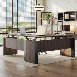 Allure Reversible L-Shaped Desk - 72"W x 78"D