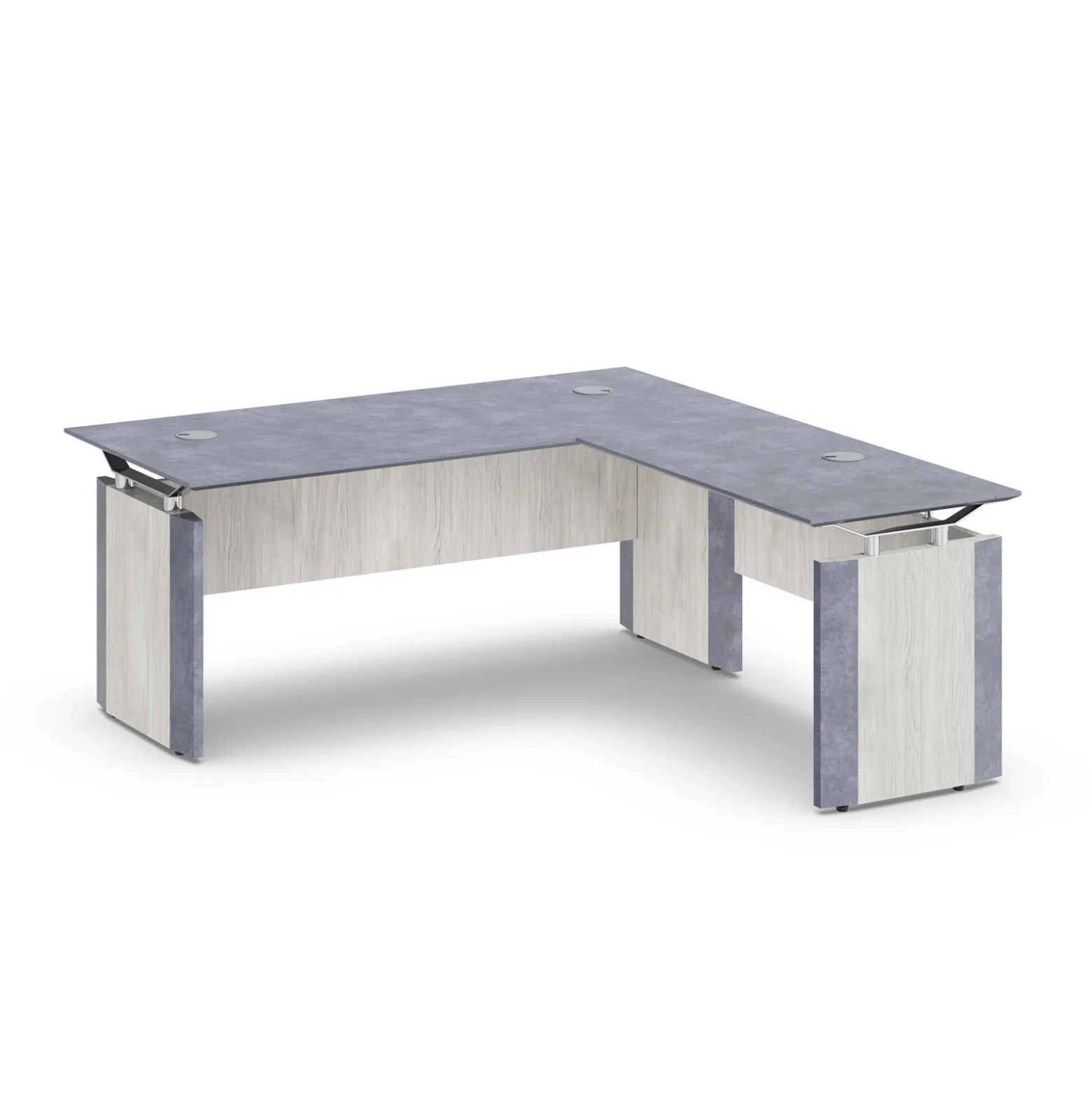 Allure Reversible L-Shaped Desk - 72"W x 78"D