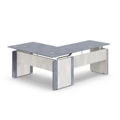 Allure Reversible L-Shaped Desk - 60"W x 78"D
