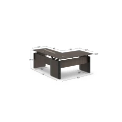 Allure Reversible L-Shaped Desk - 60