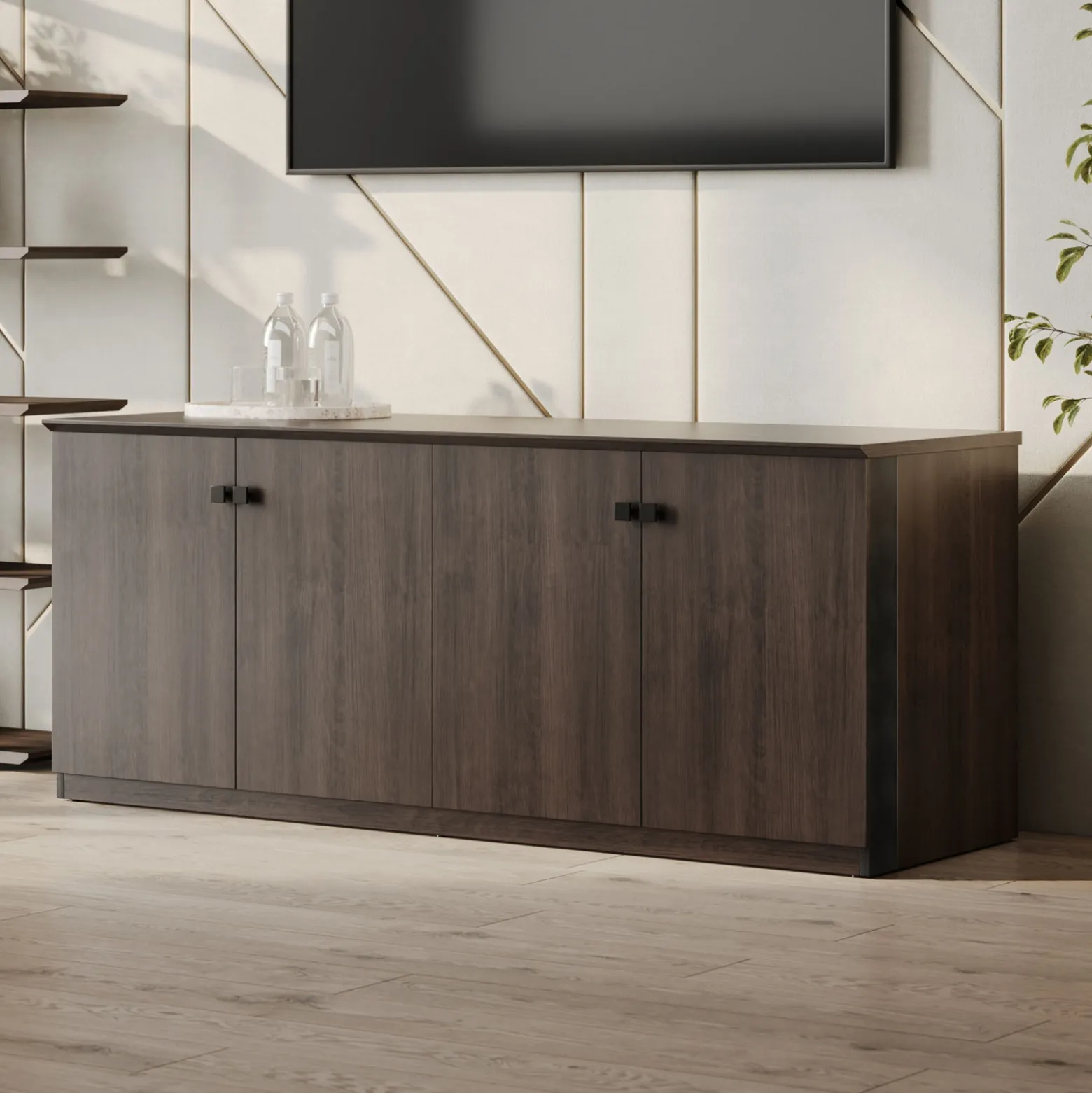 Allure Storage Credenza - 72"W x 24"D