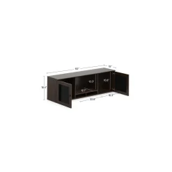 Allure Wall-Mounted Storage Hutch - 60"W x 15"D