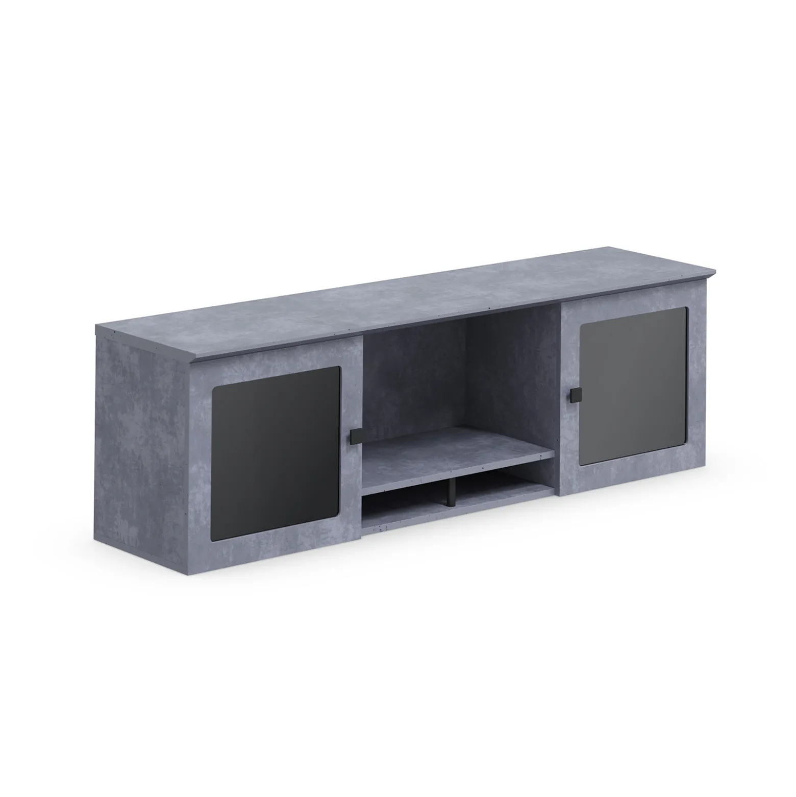 Allure Wall-Mounted Storage Hutch - 60"W x 15"D