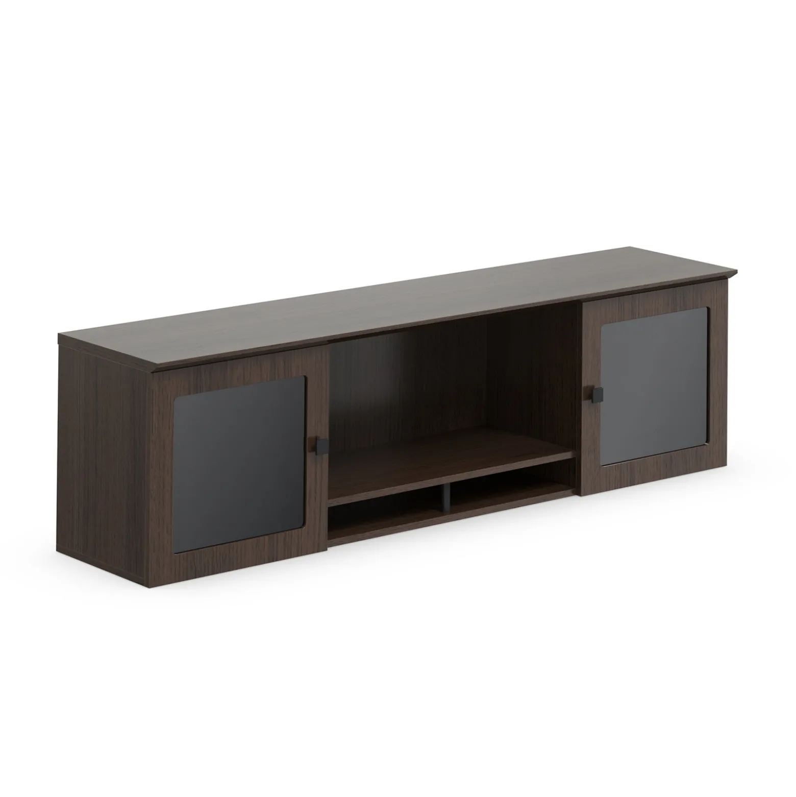 Allure Wall-Mounted Storage Hutch - 66"W x 15"D