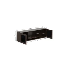 Allure Wall-Mounted Storage Hutch - 66