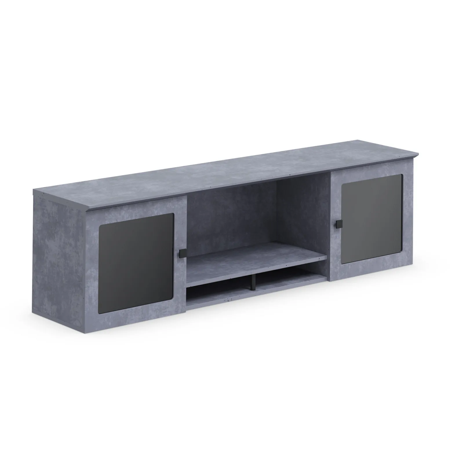 Allure Wall-Mounted Storage Hutch - 66"W x 15"D