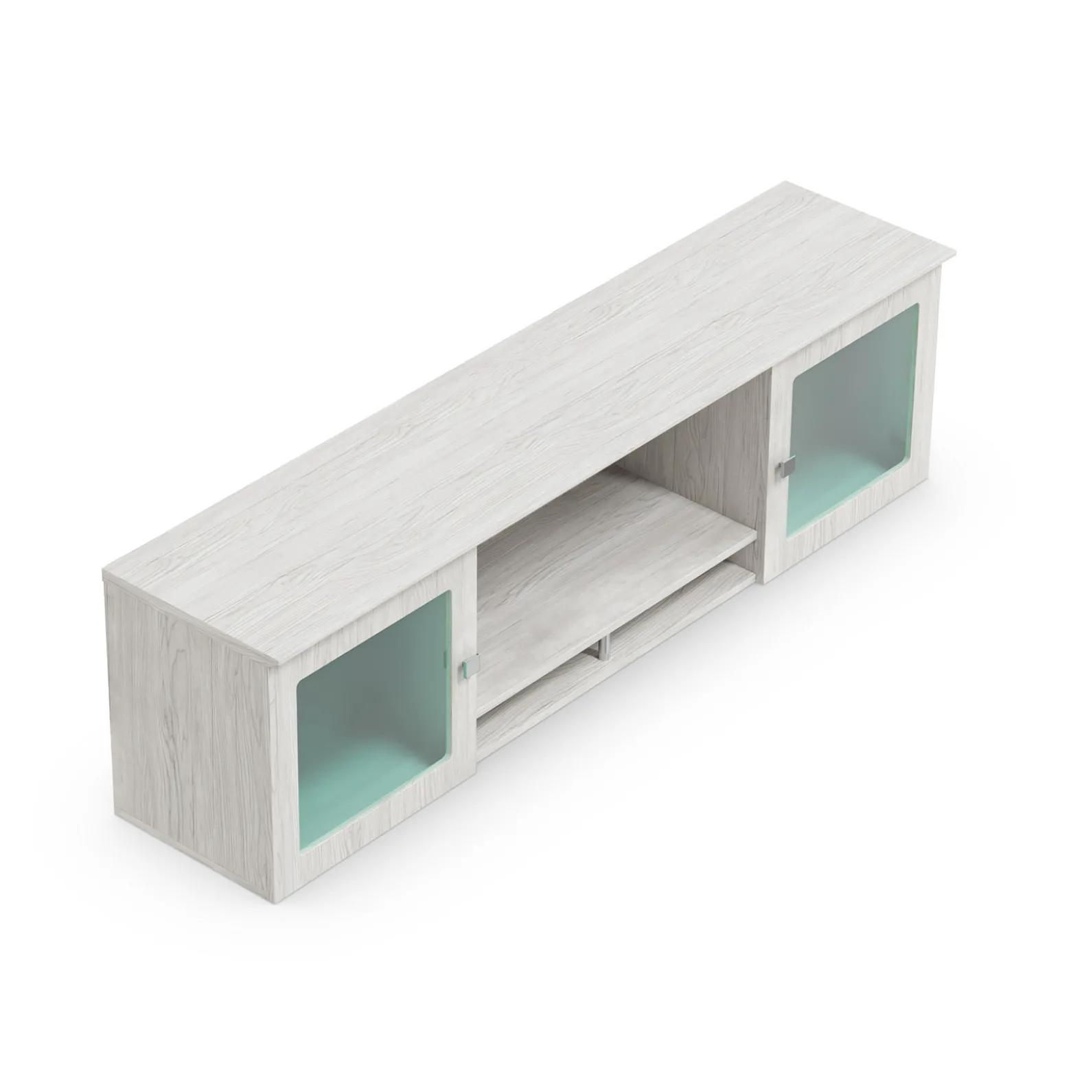 Allure Wall-Mounted Storage Hutch - 66"W x 15"D