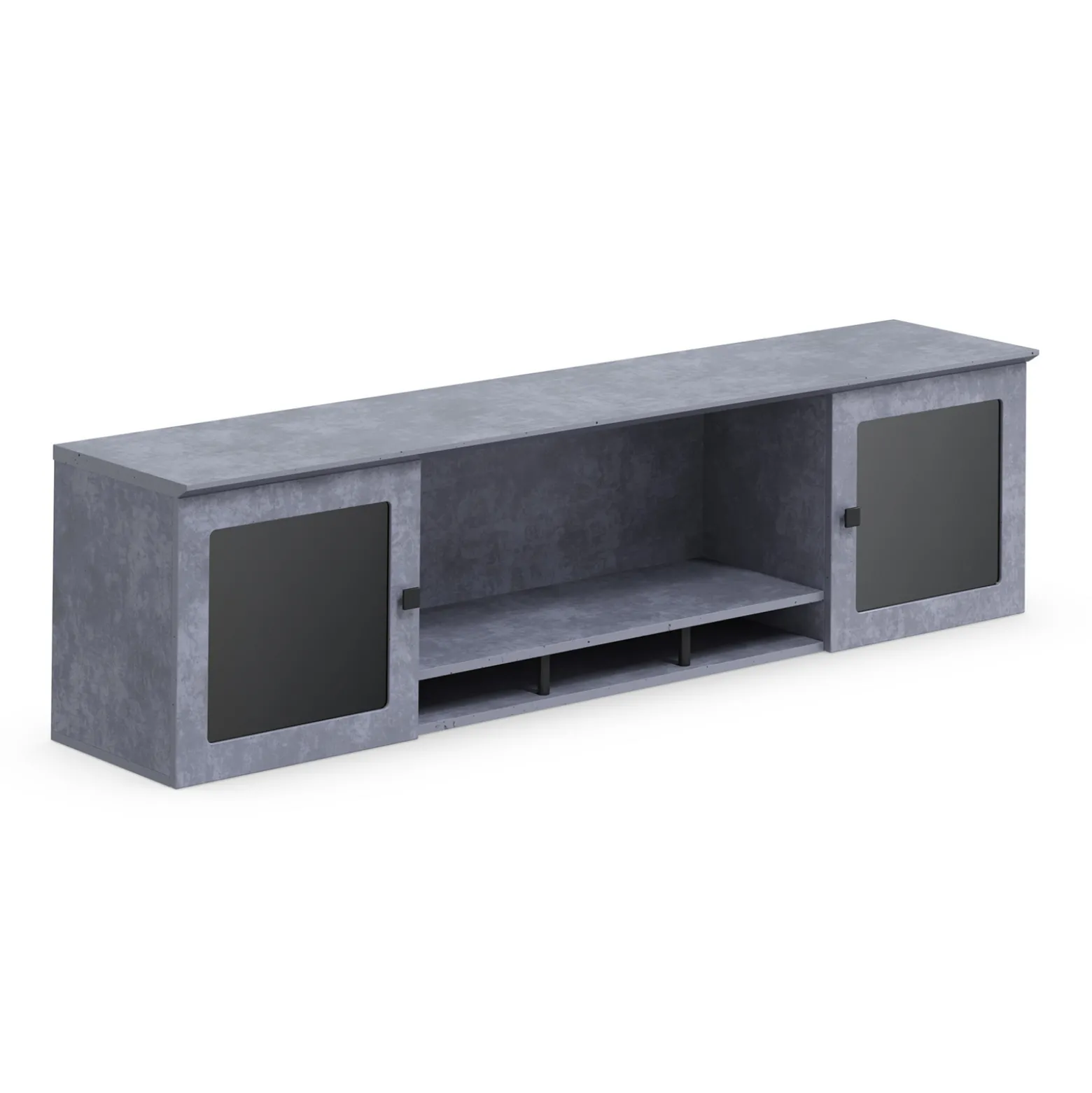 Allure Wall-Mounted Storage Hutch - 72"W x 15"D