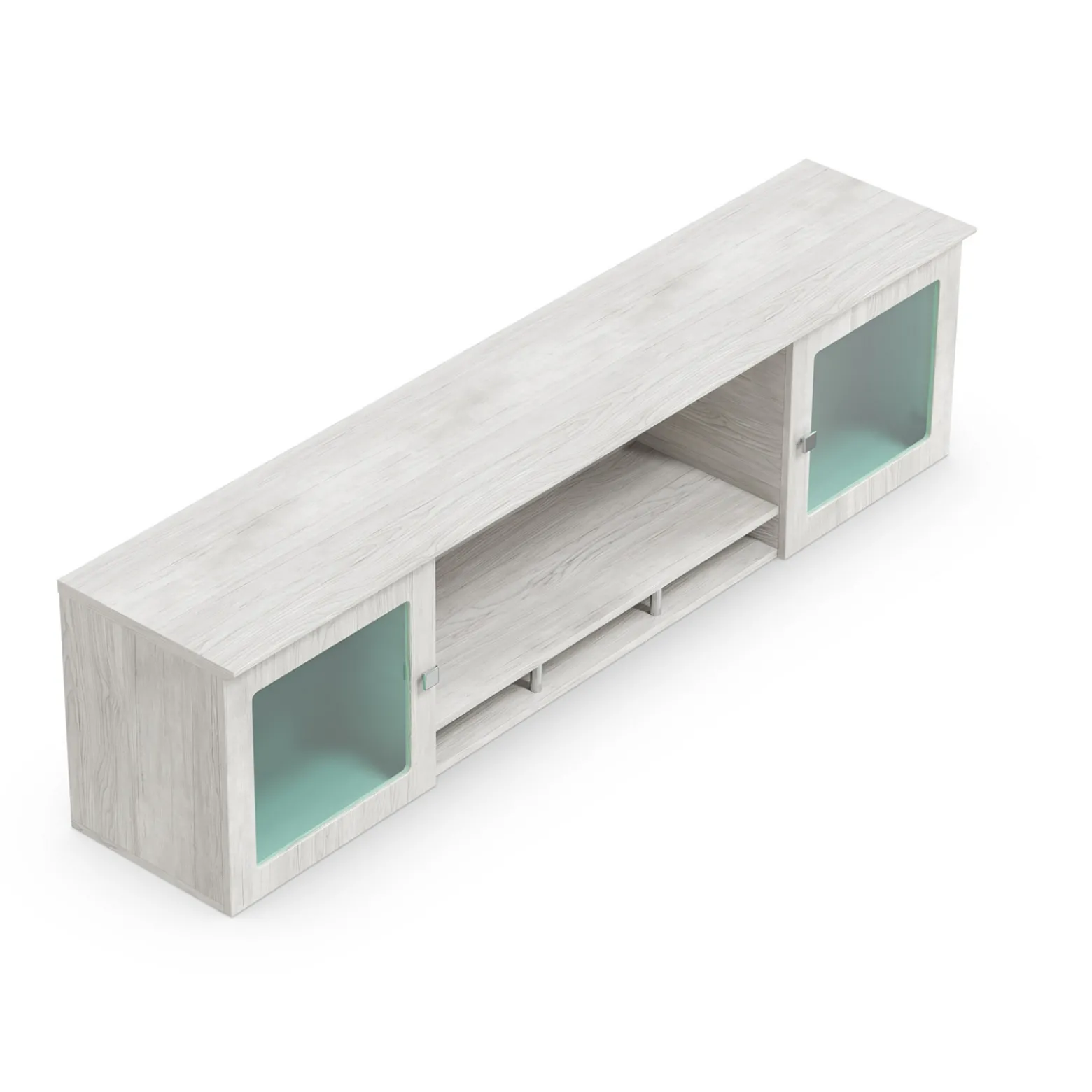 Allure Wall-Mounted Storage Hutch - 72"W x 15"D