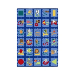 Alphabet Blues 7'8" x 10'9" Area Rug
