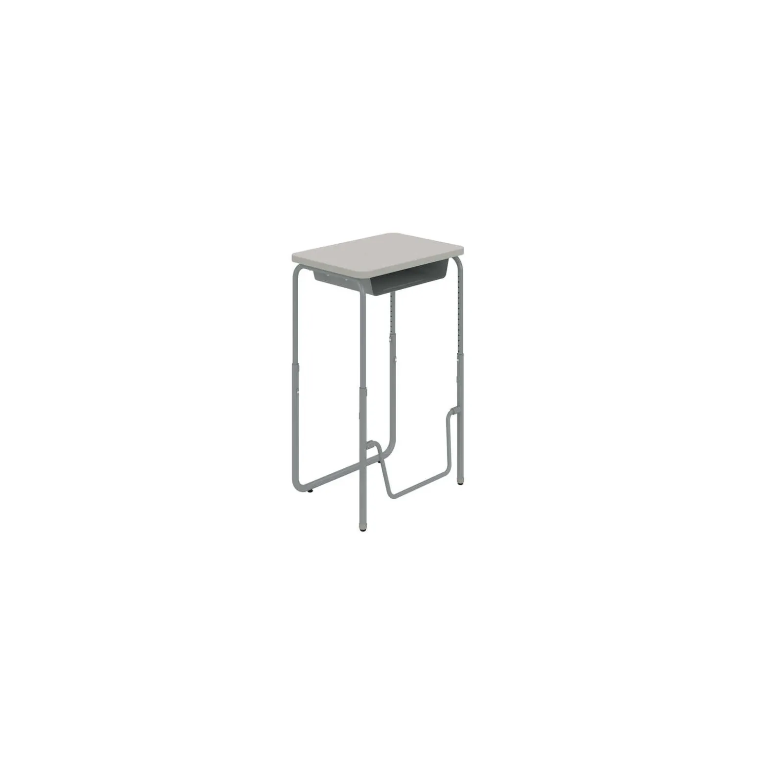 AlphaBetter 2.0 Sit-Stand Desk w/ Standard Top and Book Box 29”-43”H