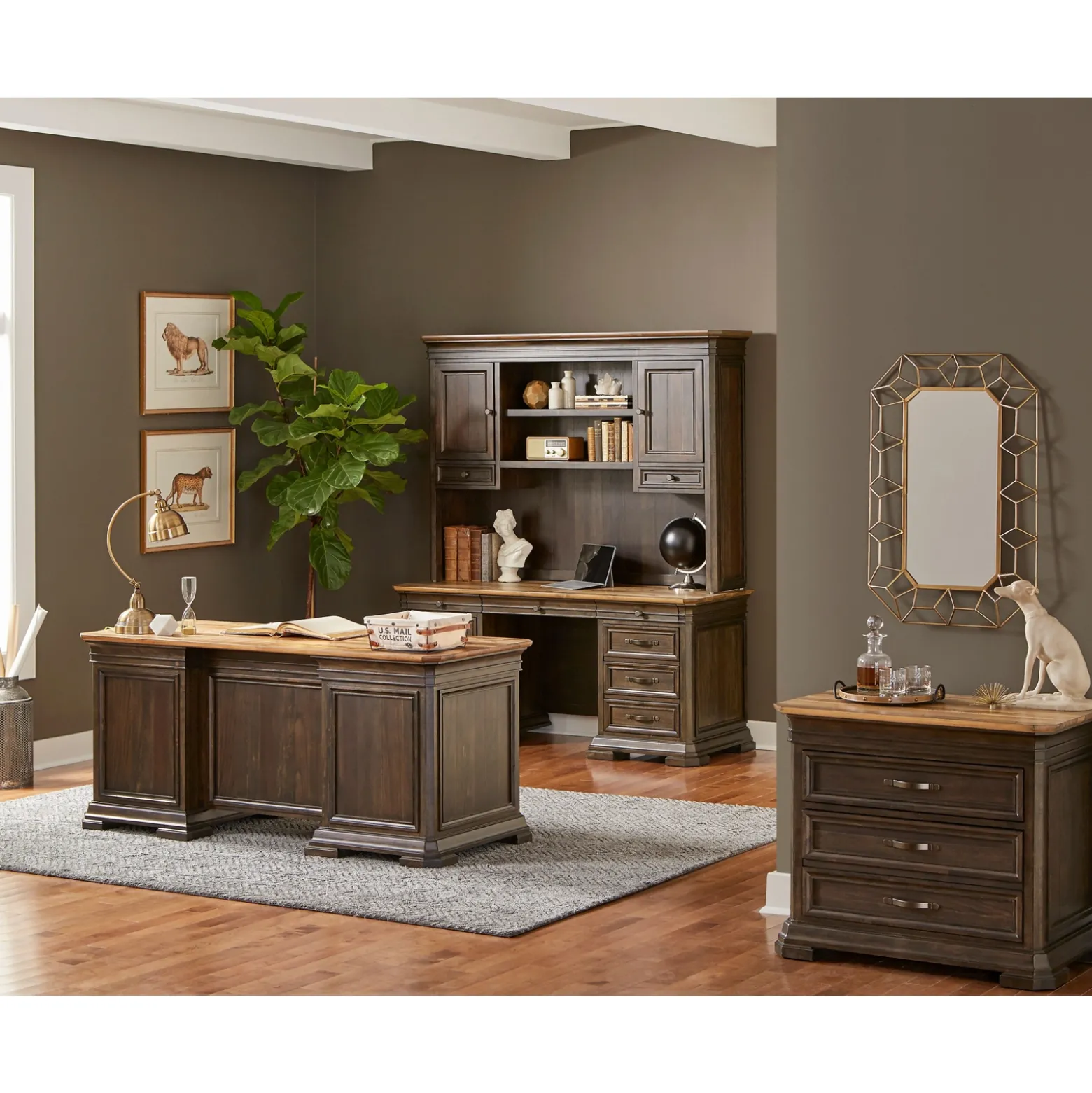 Anderson Executive Suit 4-Piece Office Furniture Set