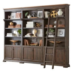 Anderson 3-Section Bookcase w/ Ladder